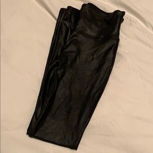 Spanx Brand Faux Leather leggings